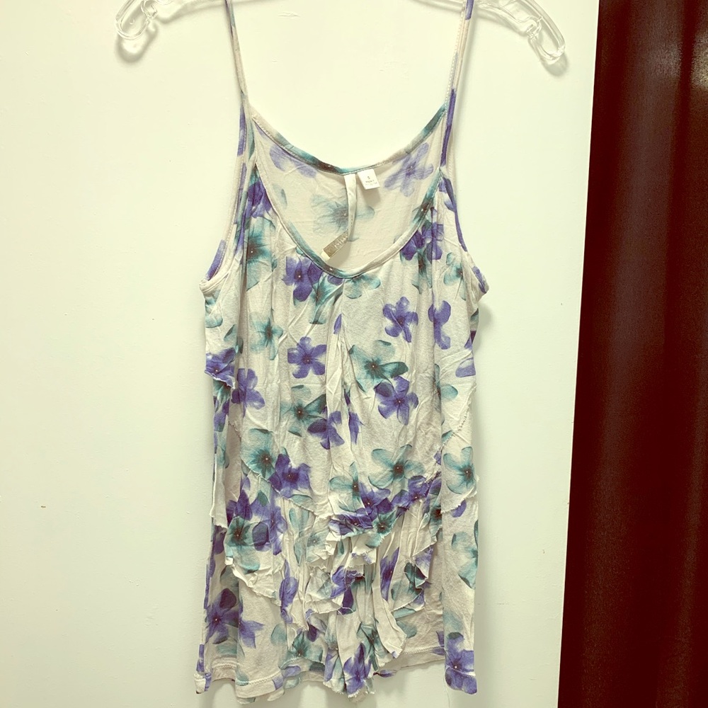 Lauren Conrad Floral Tank Top